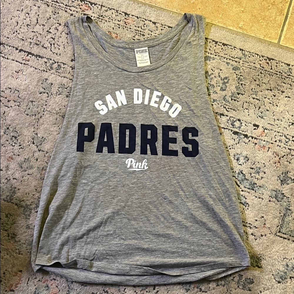 PINK Victoria's Secret Gray Tee